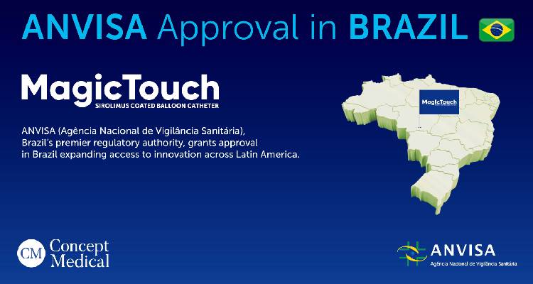 Concept Medical’s MagicTouch SCB gets ANVISA approval for CAD treatment in Brazil