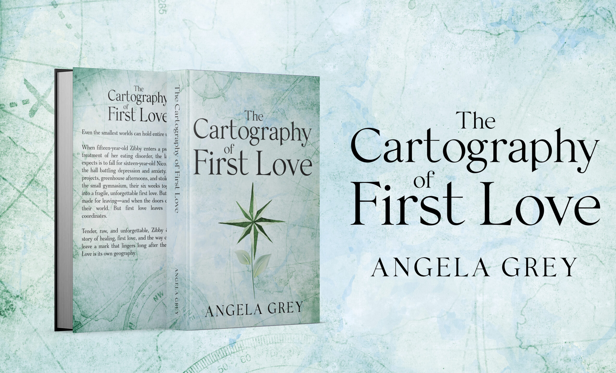 The Cartography of First Love – Novelist of YA books, Memoirist & Mystery Writer Angela Grey