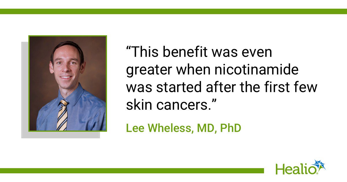 Vitamin B3 supplementation may reduce skin cancer risk