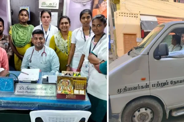 Dr Swaminathan C Treats 25000 Seniors With Mobile Hospital at Their Homes