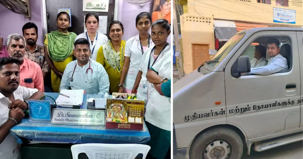 Dr Swaminathan C Treats 25000 Seniors With Mobile Hospital at Their Homes
