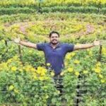 S P Sujith Swaminikarthil Grows Living Pookkalam in Alappuzha for Onam