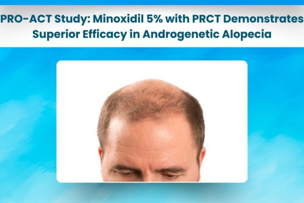 PRO-ACT Study Compares Topical Minoxidil 5% with PRCT vs Plain Minoxidil 5% in Androgenetic Alopecia–Combination Shows Superior Efficacy