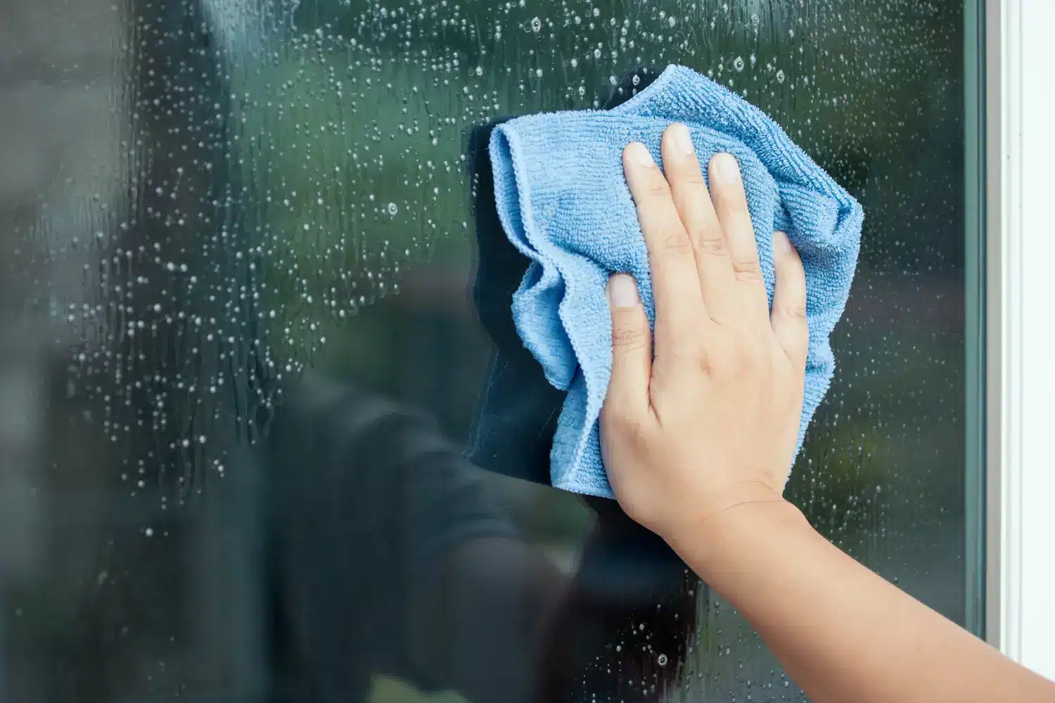Put a few drops of this product in water and your windows will shine like new until spring