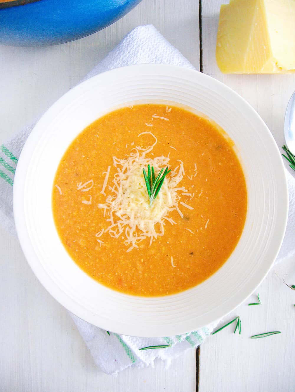 Creamy Garbanzo Bean Soup (Vegan Recipe!)