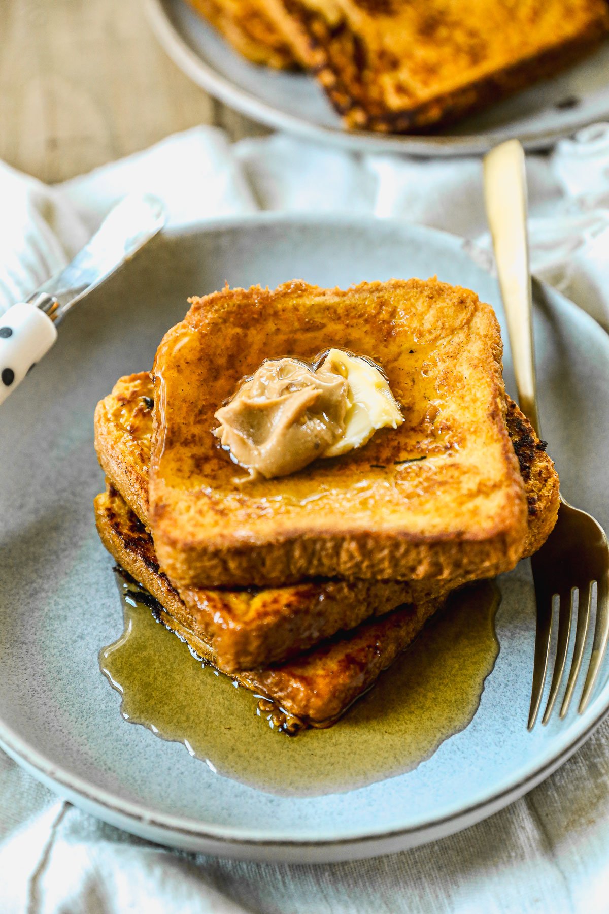 Lightened Up Pumpkin French Toast