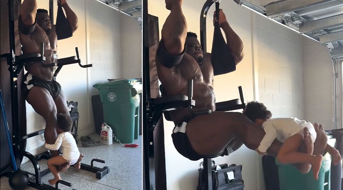 When Blessing Awodibu Makes Child’s Play of Hanging Leg Raises
