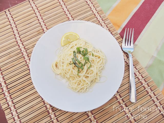 Light & Easy Garlic Lemon Pasta For Two