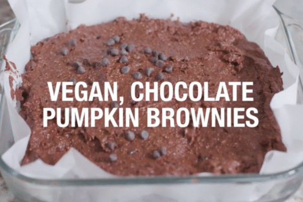 Vegan Pumpkin Brownies