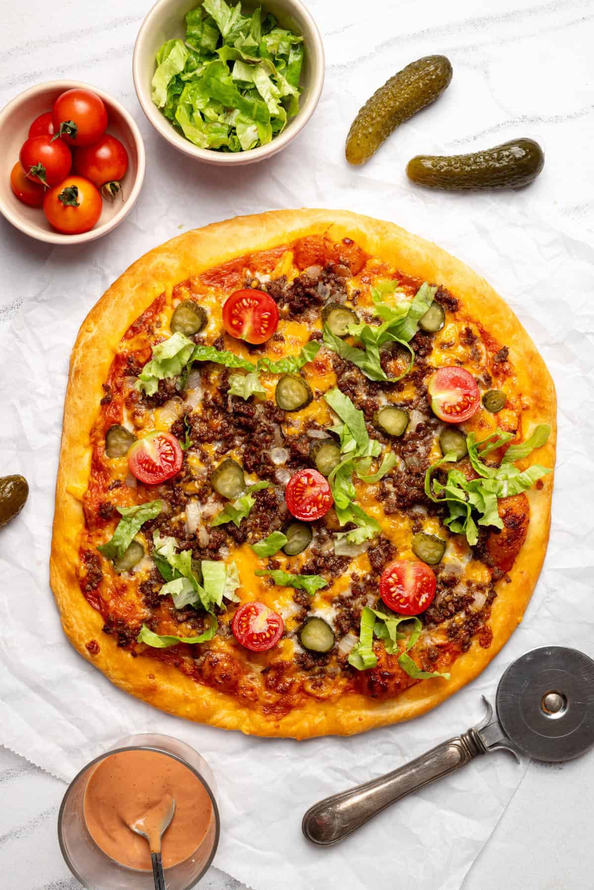 Cheeseburger Pizza – Food Faith Fitness