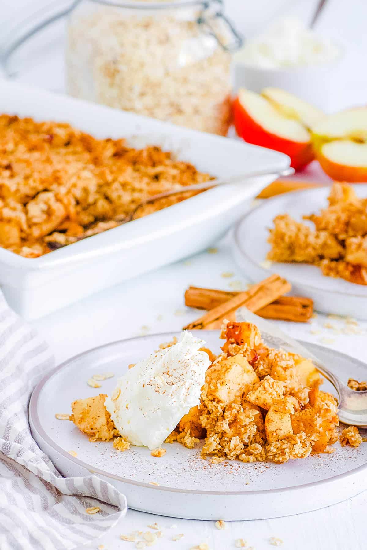 Vegan Apple Crisp (Gluten-Free Recipe)