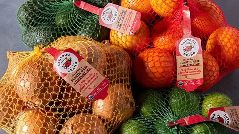 New compostable mesh produce bag cuts plastic use — Organically Grown Company