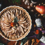 Brown Butter Hazelnut Pear Tart with Tarragon