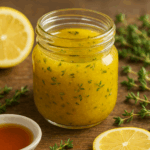 Lemon Thyme Maple Vinaigrette – Bright, Herby Flavor in Minutes