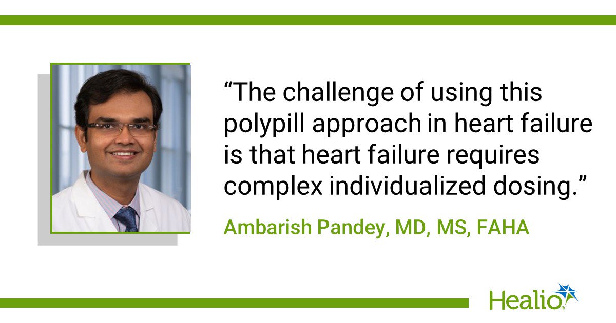 Polypill strategy improves heart failure outcomes