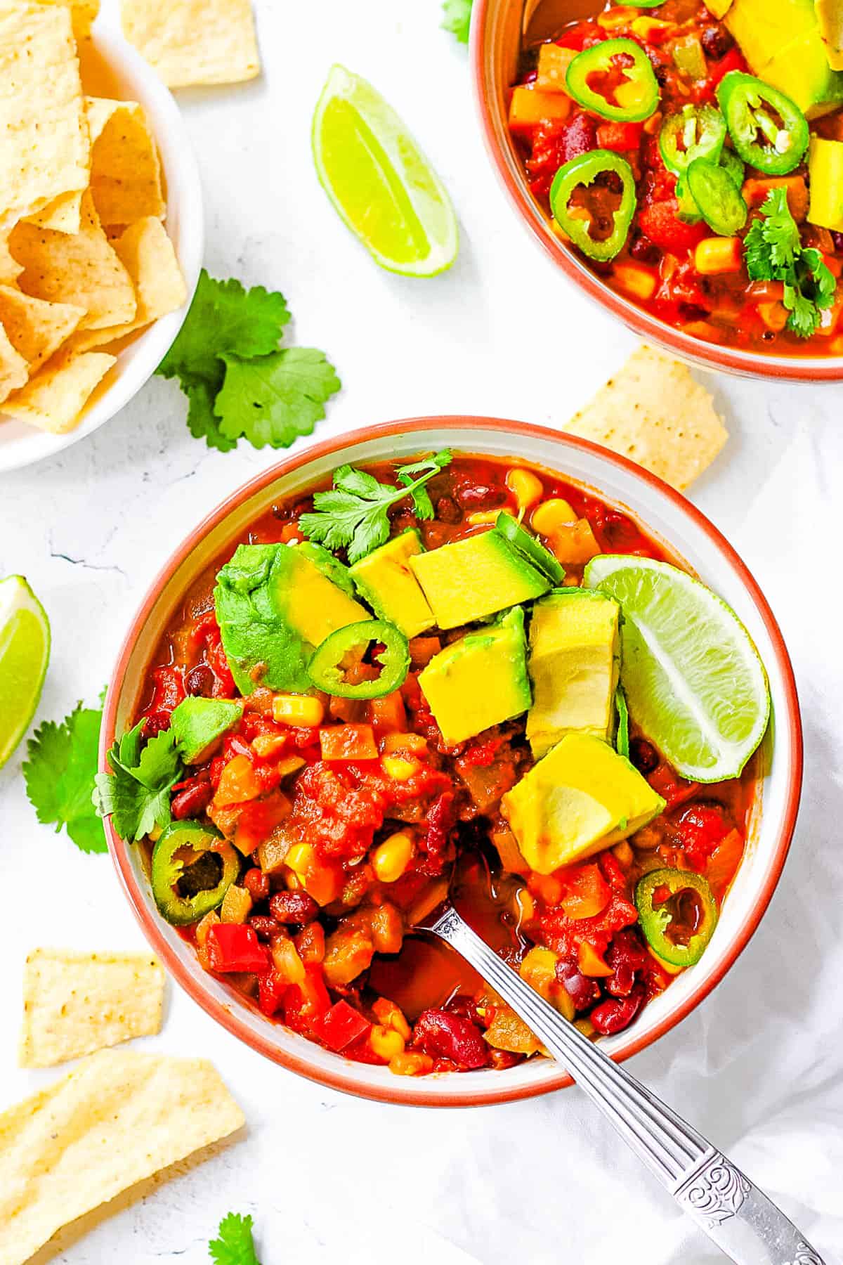 Vegan Black Bean Chili (Easy 45-Minutes!)