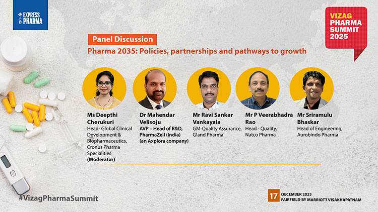 Panel Discussion – Pharma 2035: Policies, partnerships and pathways to growth