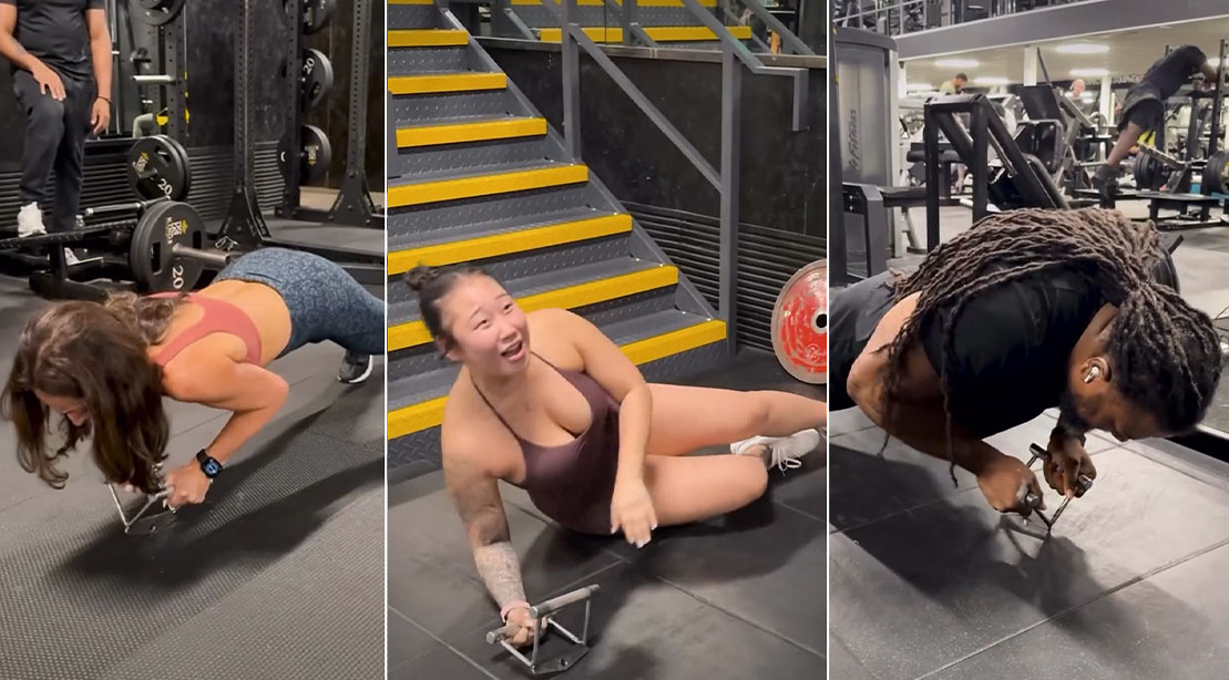 Can You Master the Viral V-Bar Pushup Challenge?