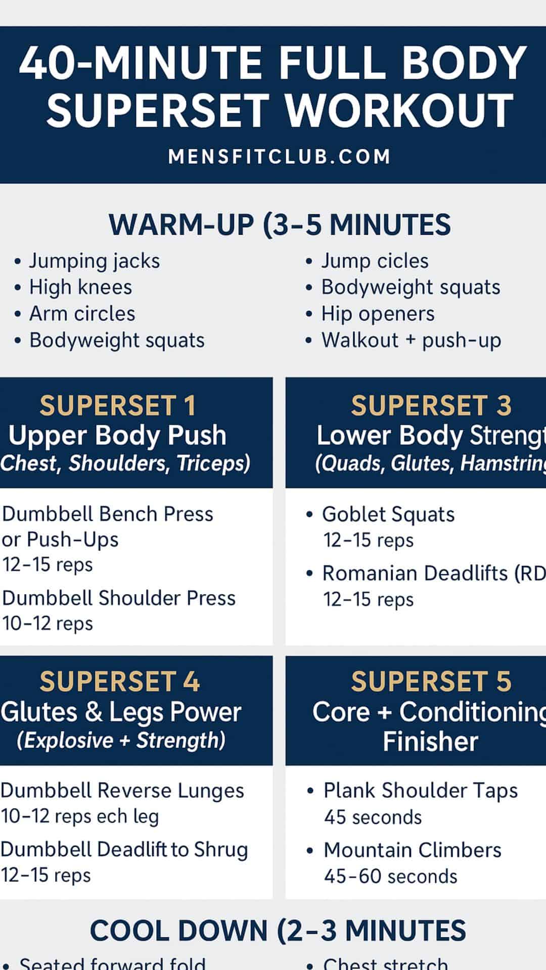 40-Minute Superset Full Body Workout for Maximum Results