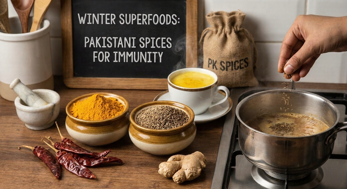 Why Pakistani Spices Like Turmeric & Cumin Are Winter Superfoods for Immunity