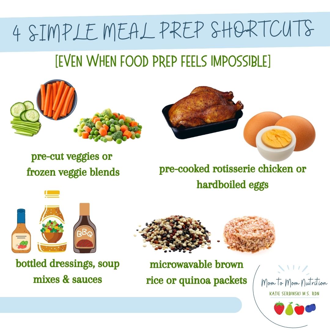 4 Simple Meal Prep Shortcuts (Even When Food Prep Feels Impossible)