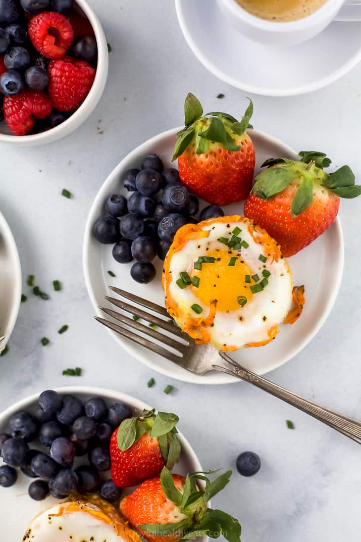 Easy Sweet Potato Hash Brown Egg Cups