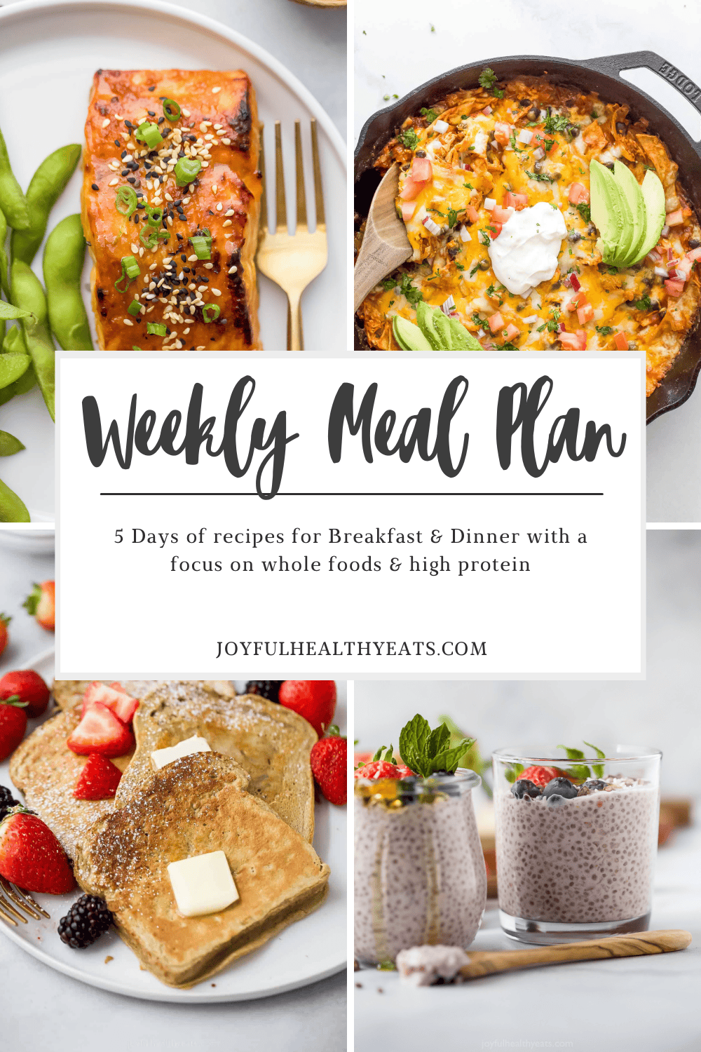 Weekly Meal Plan #2 | Easy Healthy Recipes