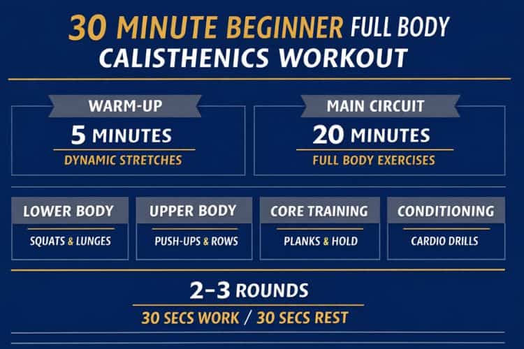 30-Minute Full Body Calisthenics for Beginners